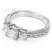 1.30CT Princess Cut Diamonds Three Stone Ring , picture number 0