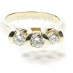 1.15CT Round Cut Diamonds Three Stone Ring , picture number 1