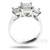 1.50CT Princess Cut Diamonds Three Stone Ring , picture number 2