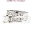 1.60CT Bridal Set with Princess and Round Cut Diamonds , picture number 1