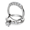round Cut Diamond Bridal Set with A 2.00CT Total Weight , picture number 1