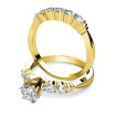 round Cut Diamond Bridal Set with A 2.20CT Total Weight , picture number 1