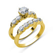 round Cut Diamond Bridal Set with A 2.20CT Total Weight , picture number 0