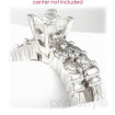 Princess and Round Cut Diamond Bridal Set with A 1.20CT Total Weight , picture number 1