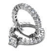 5.65CT princess and round Cut Diamonds Bridal Set , picture number 1