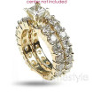5.30CT princess and round Cut Diamonds Bridal Set , picture number 1
