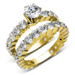 6.10CT Round Cut Diamonds Bridal Set , picture number 2