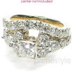 Bridal Set - 2.55CT Princess and Round Cut Diamonds , picture number 1