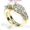 Bridal Set - 2.55CT Princess and Round Cut Diamonds , picture number 2
