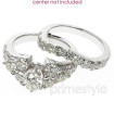 2.55CT Round Cut Diamonds Bridal Set , picture number 2