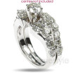 2.55CT Round Cut Diamonds Bridal Set , picture number 1
