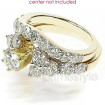 2.55CT Round Cut Diamonds Bridal Set , picture number 2