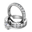 round Cut Diamonds - 1.80CT Total Weight Bridal Set , picture number 1