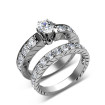 round Cut Diamonds - 1.90CT Total Weight Bridal Set , picture number 0