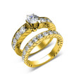 round Cut Diamonds - 2.25CT Total Weight Bridal Set , picture number 0