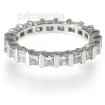 2.50CT Princess Cut Diamonds Eternity Band , picture number 2