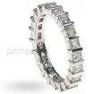 2.50CT Princess Cut Diamonds Eternity Band , picture number 1