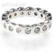 1.30CT Round Cut Diamonds Eternity Band , picture number 2