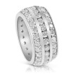 4.00CT Round Cut Diamonds Eternity Band , picture number 1