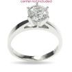 18KT White Gold Round Cut Solitaire Ring , picture number 1
