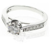 1.00CT Round Cut Diamonds Engagement Ring , picture number 2