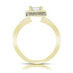 1.80CT Princess and Round Cut Diamonds Engagement Ring , picture number 1
