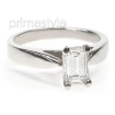 0.35CT Emerald Cut Diamond Solitaire Ring , picture number 1