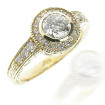1.30CT Round Cut Diamonds Engagement Ring , picture number 1