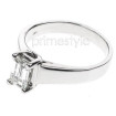 0.55CT Emerald Cut Diamond Solitaire Ring , picture number 1