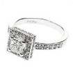 1.90CT Princess Cut Diamonds Engagement Ring , picture number 1