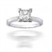 0.25CT Princess Cut Diamond Solitaire Ring , picture number 1