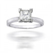 0.25CT Princess Cut Diamond Solitaire Ring , picture number 2