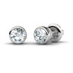 14KT White Gold Diamond Stud Earrings with 1.50CT Total Weight , picture number 0
