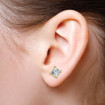 Diamond Stud Earring Featuring 1.50CT Total In 14KT Yellow Gold Setting , picture number 1