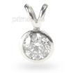 0.25CT Round Cut Diamond Solitaire Pendant , picture number 1