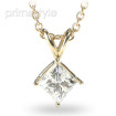 0.25CT Princess Cut Diamond Solitaire Pendant , picture number 2