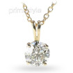1.00CT Round Cut Diamond Solitaire Pendant , picture number 0