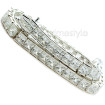 Princess Cut 11.50CT Diamonds Tennis Bracelet In 14KT , picture number 2