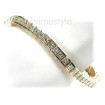 Princess Cut 3.80CT Diamonds Tennis Bracelet In 14KT , picture number 1