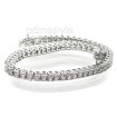 2.00CT Diamonds Tennis Bracelet In 14KT White Gold , picture number 2