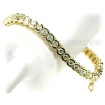 7.10CT Round Cut 14KT Yellow Gold Diamonds Tennis Bracelet , picture number 2