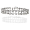 8.00CT Round Cut Diamonds Bracelet In 14KT White Gold , picture number 1