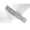 8.00CT Round Cut Diamonds Bracelet In 14KT White Gold , picture number 2