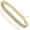 4.10CT Diamonds Bracelet In 14KT Yellow Gold , picture number 2