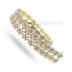 8.00CT Round Cut (H/SI1-SI2) Diamonds Bracelet , picture number 1