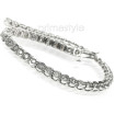 2.00CT Round Cut 14KT White Gold Diamonds Tennis Bracelet , picture number 2