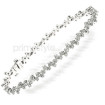 3.00CT Diamonds Bracelet In 14KT White Gold , picture number 2
