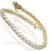14KT Yellow Gold 2.00CT Round Cut Tennis Bracelet , picture number 0