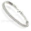 14KT White Gold 1.00CT Round Cut Diamonds Tennis Bracelet , picture number 0