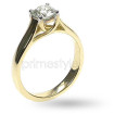 0.35CT Round Cut Diamond Solitaire Ring , picture number 1